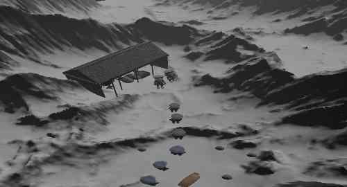 雪山皑皑红军踏云天