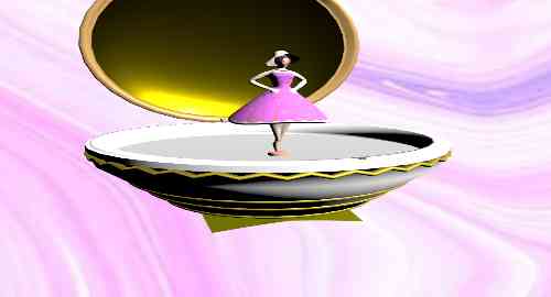 旋转芭蕾舞小人