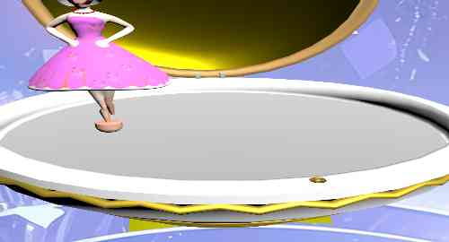 旋转芭蕾舞小人