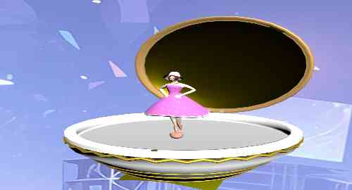 旋转芭蕾舞小人