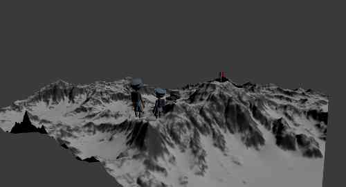 爬雪山