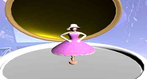 旋转芭蕾舞小人