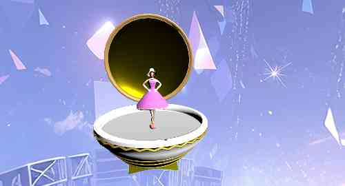 旋转芭蕾舞小人