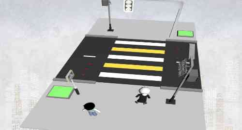 过马路