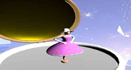 旋转芭蕾舞小人