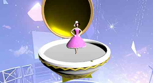 旋转芭蕾舞小人