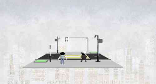 过马路