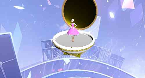 旋转芭蕾舞小人