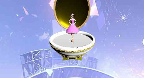 旋转芭蕾舞小人