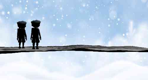 主题编程1雪山草地