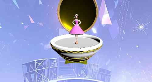 旋转芭蕾舞小人