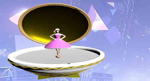 旋转芭蕾舞小人