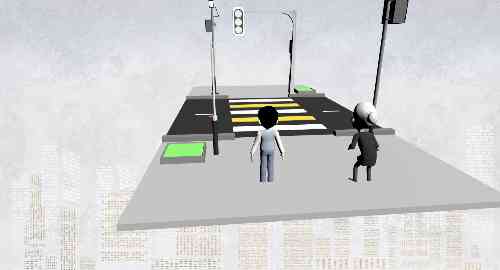 过马路