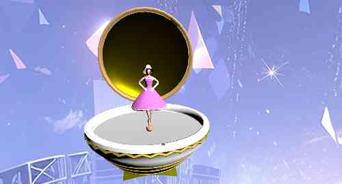 旋转芭蕾舞小人