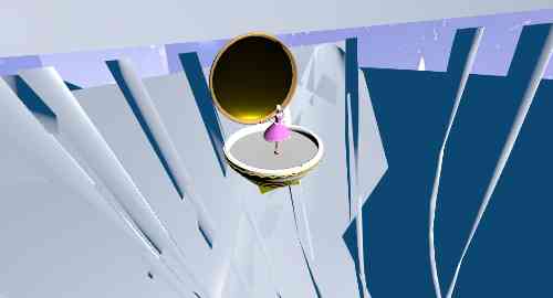 旋转芭蕾舞小人