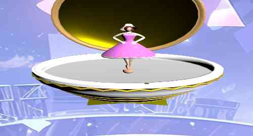 旋转芭蕾舞小人